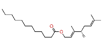 (E)-2,(4S),6-3,4,7-Trimethyl-2,6-octadienyl dodecanoate